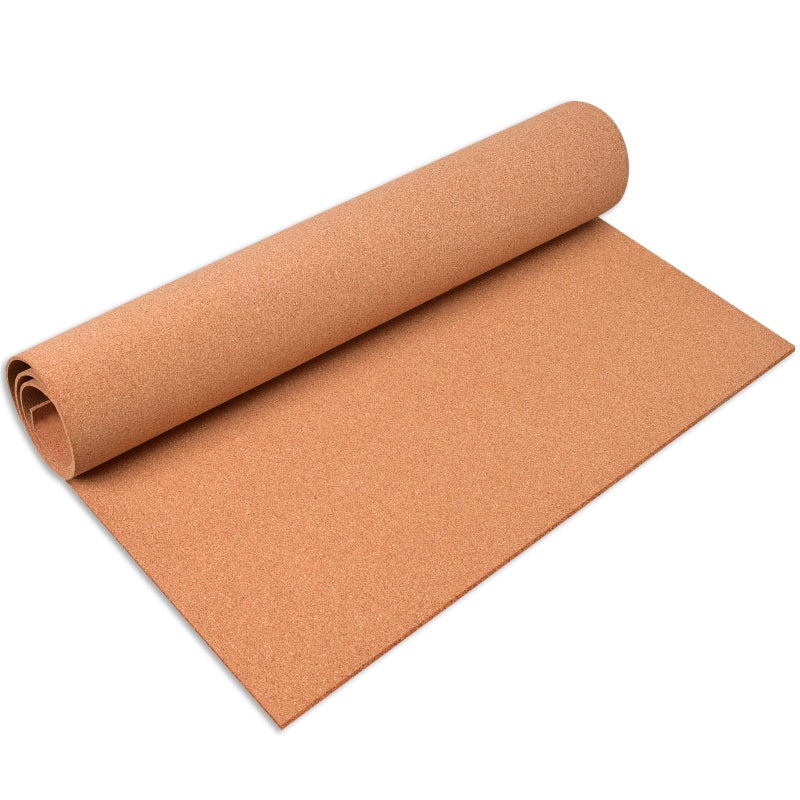 YCCYYCCY Cork Board Roll  1/8"" Thick Cork Boards for Walls  20""x16"" Cork Board Roll for Office  Home  School(NOT Self-Adhesive) - Image 1